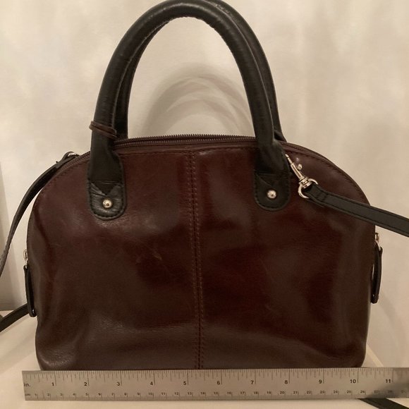 Tignanello Brown Leather Dome Bag - Picture 4 of 8